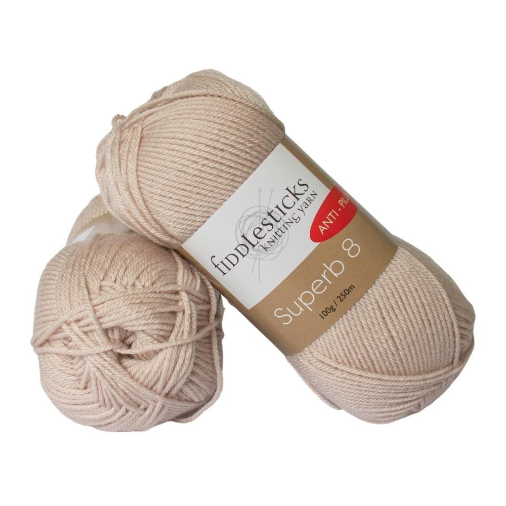 Fiddlesticks Superb 8 Ply 70019 Natural