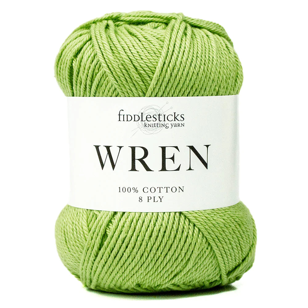 Fiddlesticks Wren 8 Ply Pure Cotton 035 Leaf