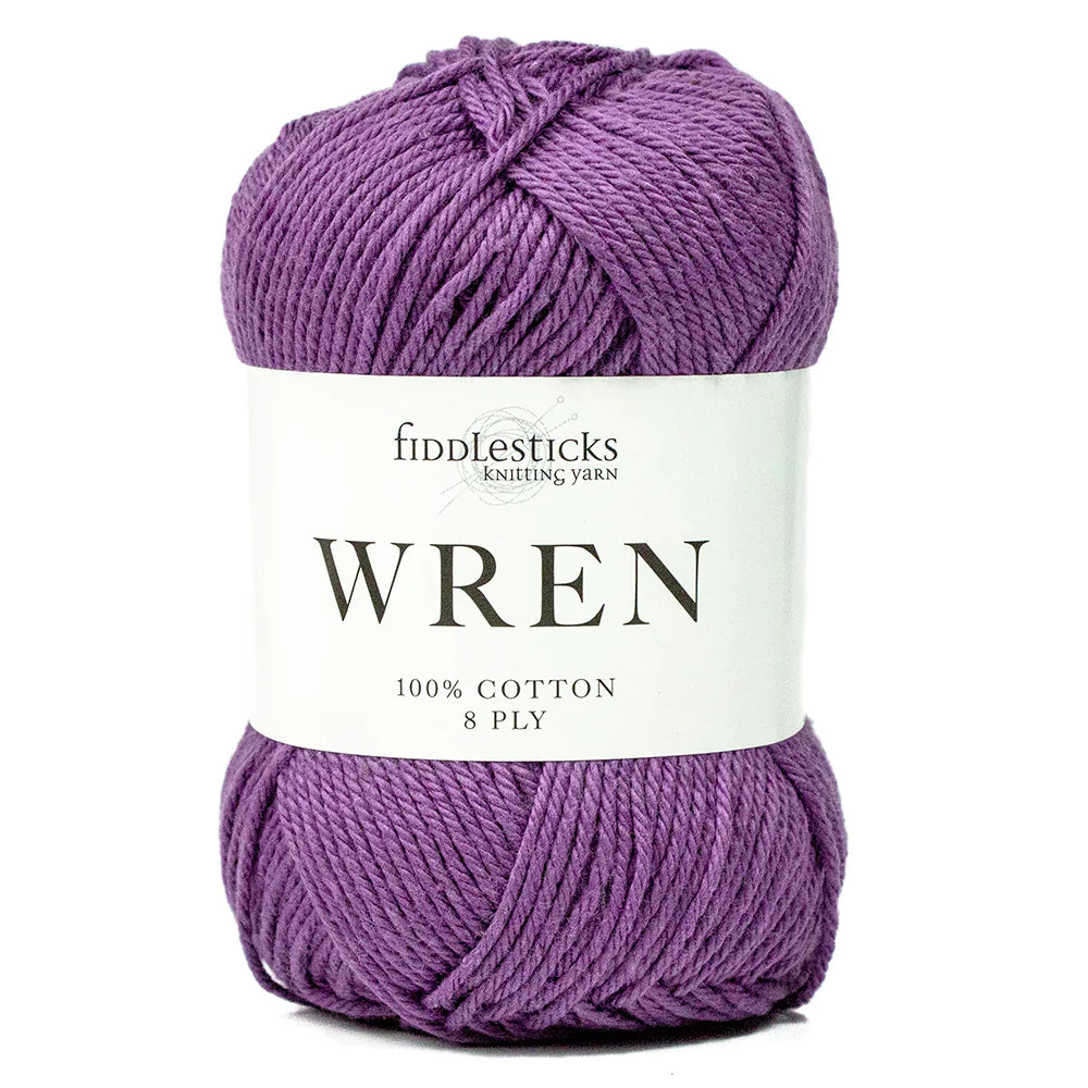 Fiddlesticks Wren 8 Ply Pure Cotton 031 Plum