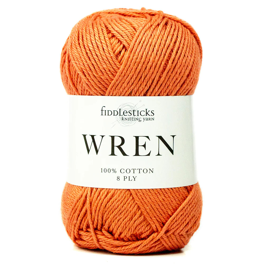 Fiddlesticks Wren 8 Ply Pure Cotton 017 Mandarin