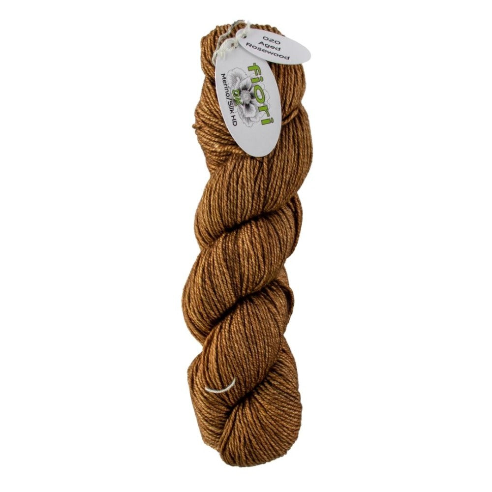 Fiori Hand Dyed Merino Silk DK 020 Aged Rosewood
