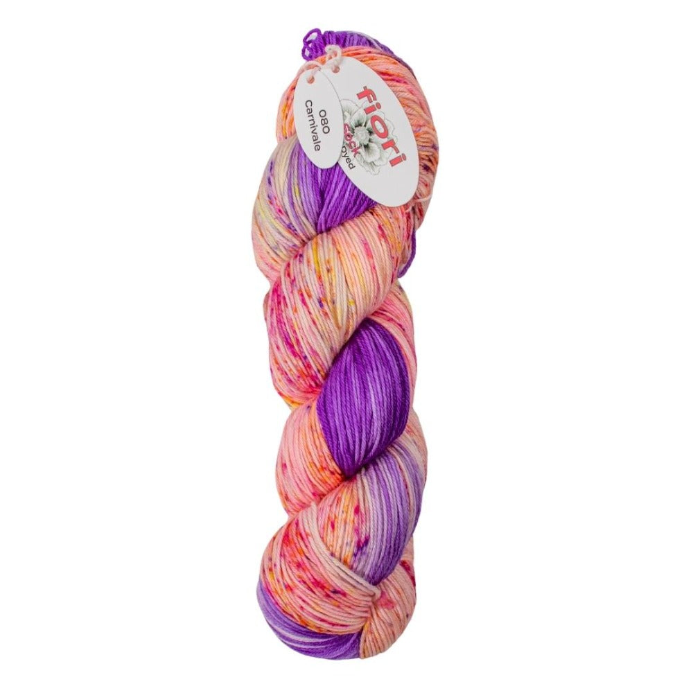 Fiori Hand Dyed Sock 080 Carnivale