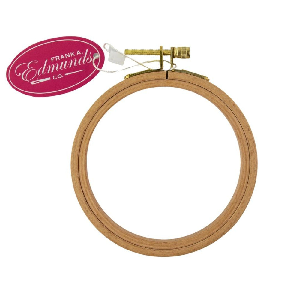 Frank Edmunds Beechwood 10.16cm/4 Inch Hand and Machine Embroidery Hoop