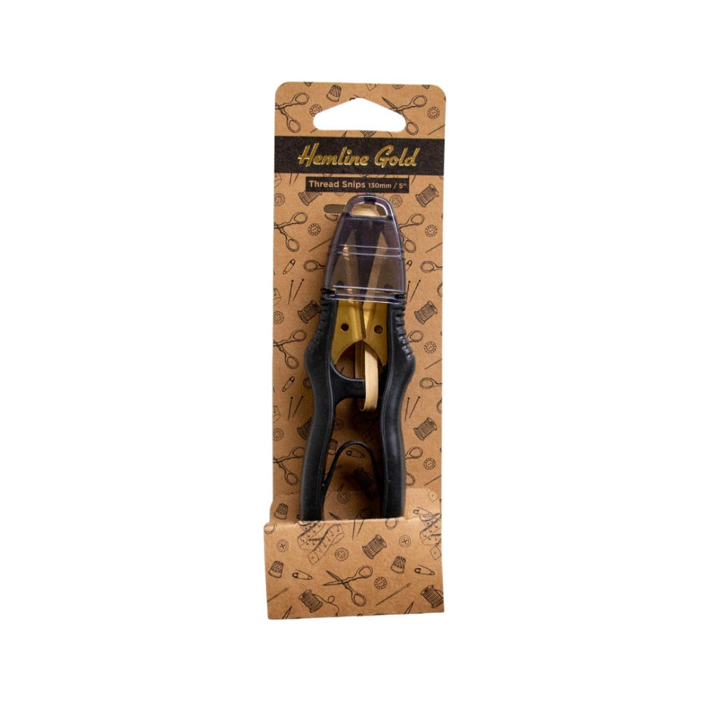 Hemline Gold Thread Snips 13cm (5 inch)