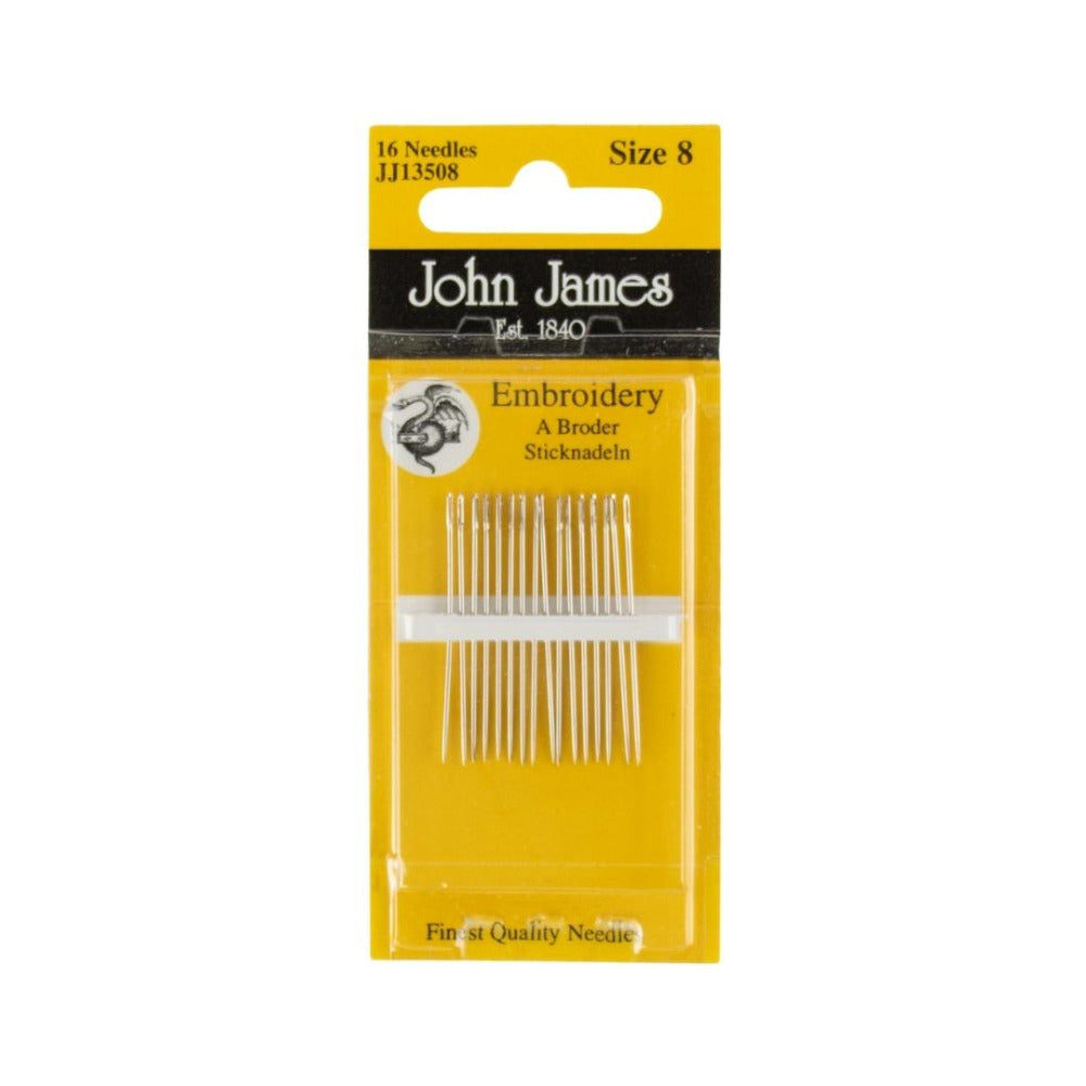 John James Embroidery/Crewel Needle Size 8