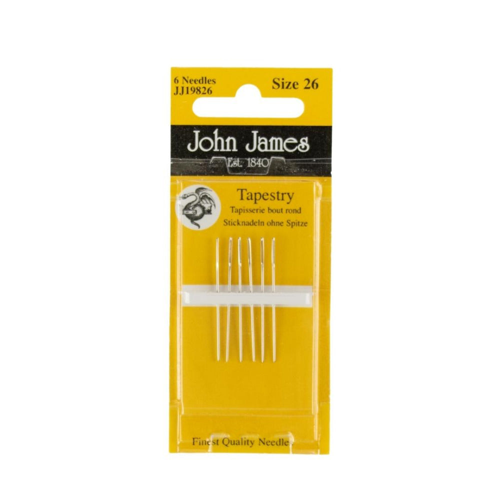 John James Tapestry Needles Size 26 Pack of Six