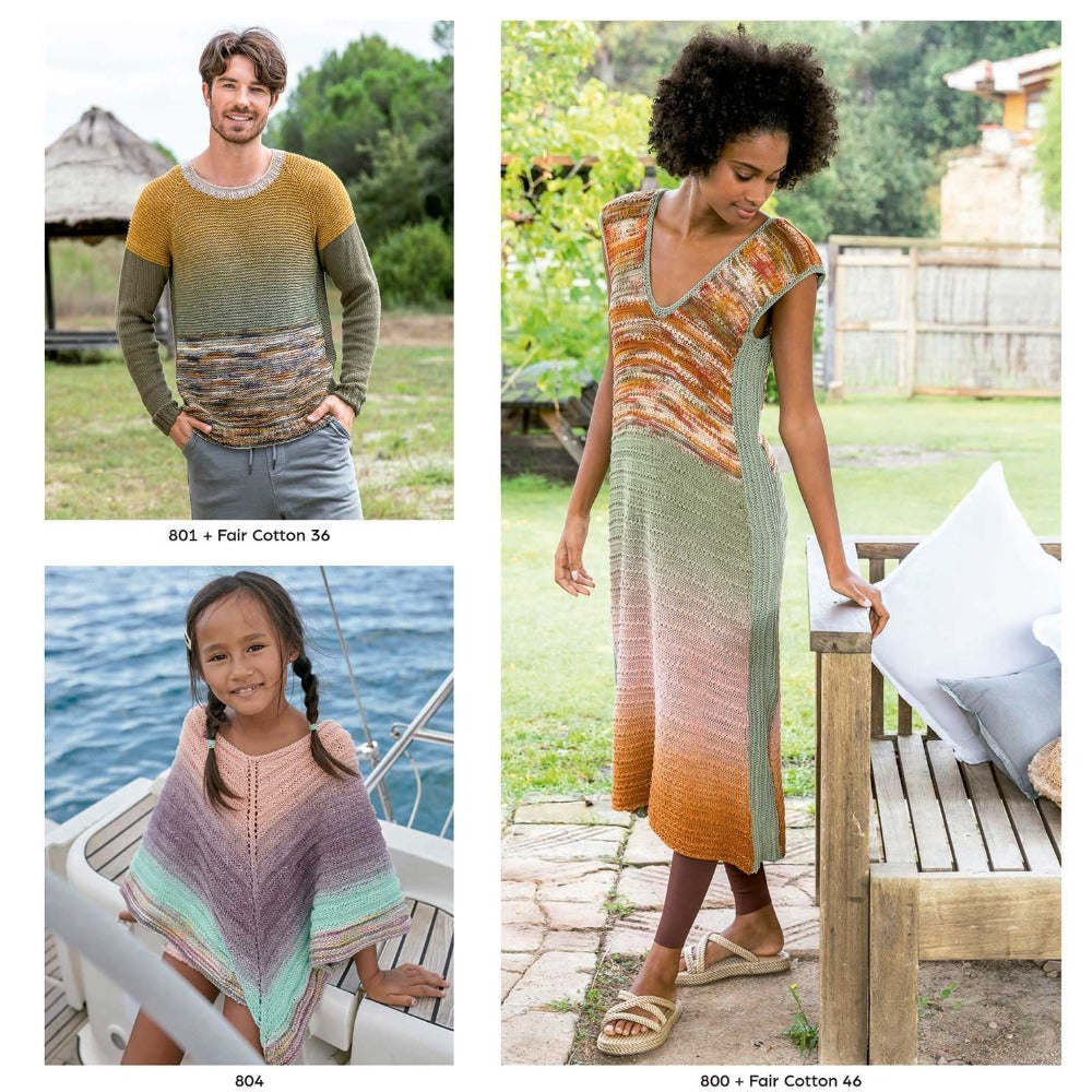 Katia Fair Cotton Craft 175 Colour 800 Maroon/Rose/Khaki