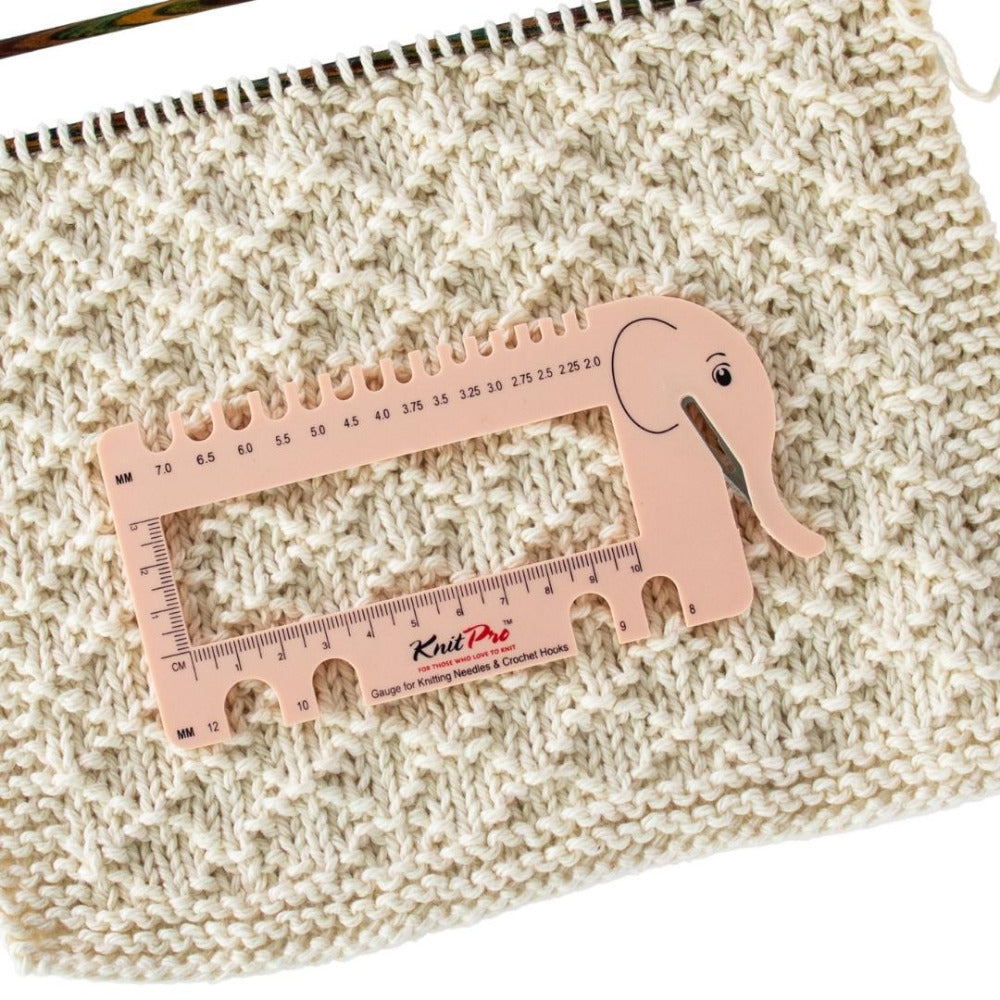 KnitPro 10994 Knitting Needle and Crochet Hook View Sizer Blush