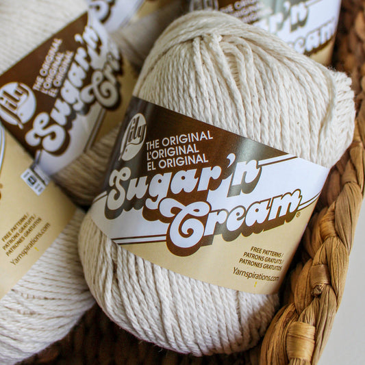 Lily Sugar 'n Cream 10 Ply Solids Ecru