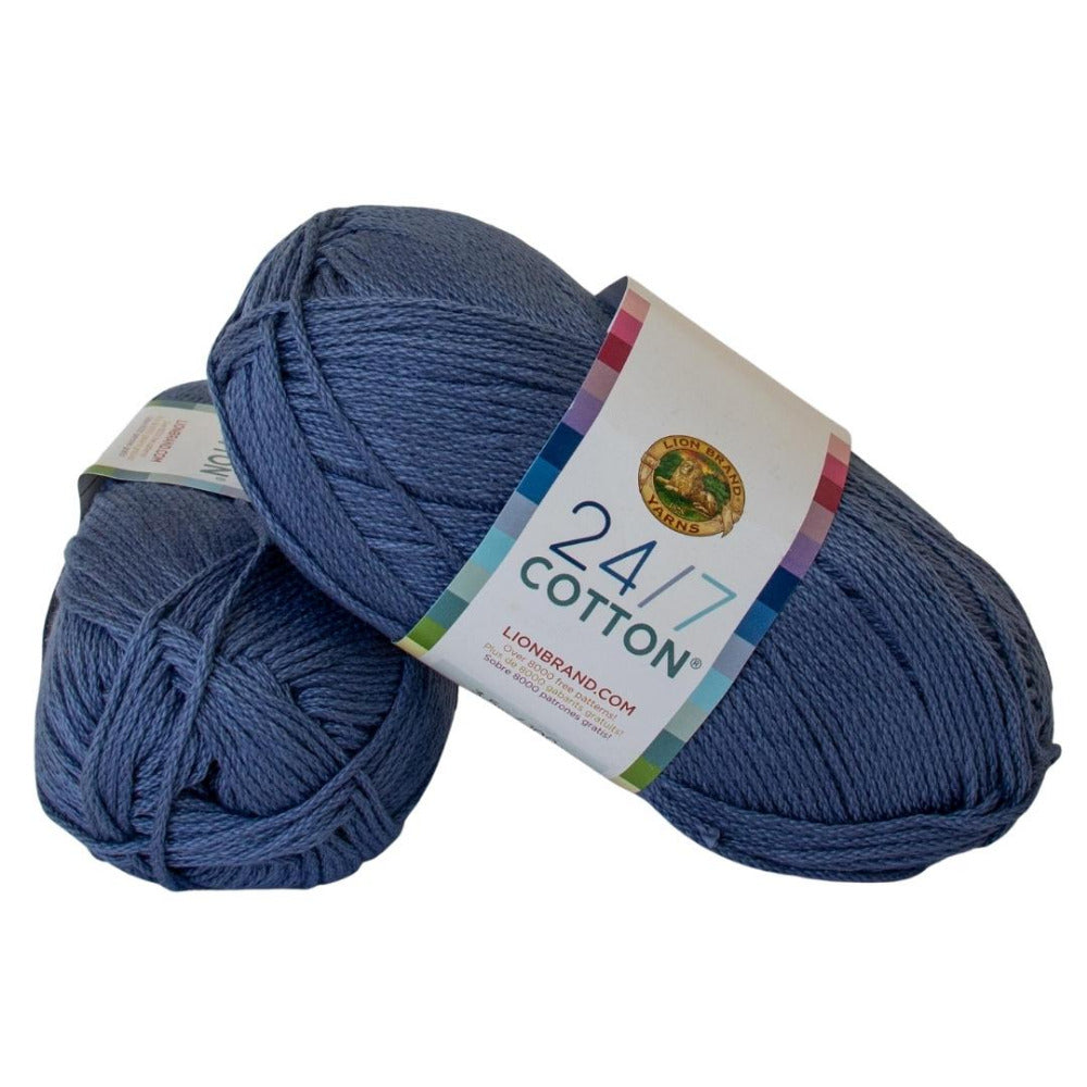 Lion Brand 24/7 Cotton 761-108 Denim