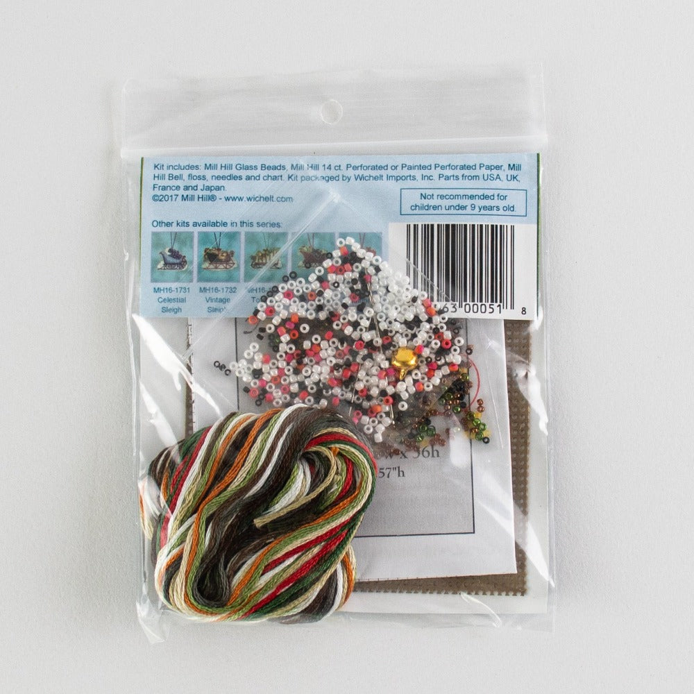 Mill Hill MH16-1735 Woodland Sleigh Counted Cross Stitch Kit