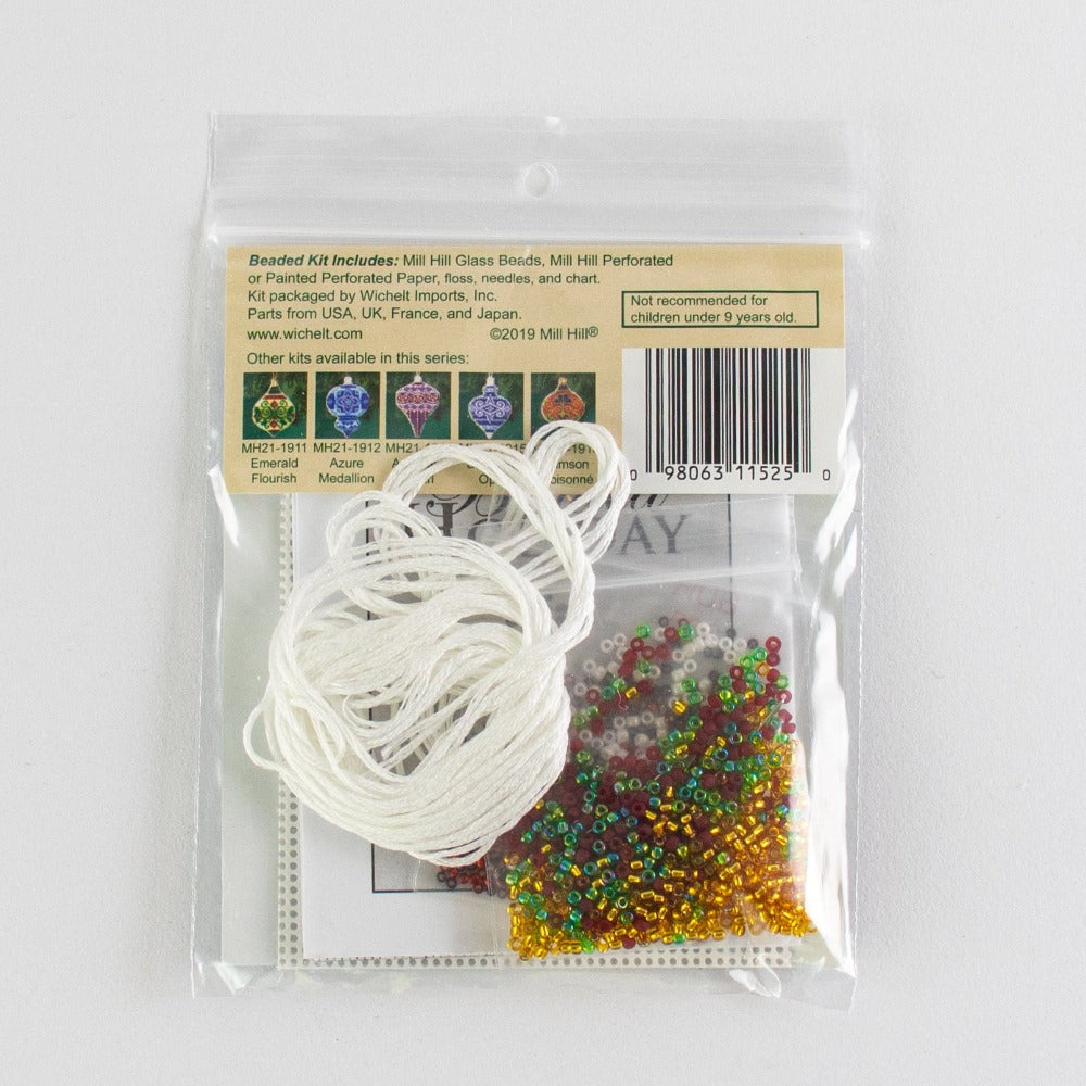 Mill Hill MH21-1913 Ruby Diamond Counted Cross Stitch Kit