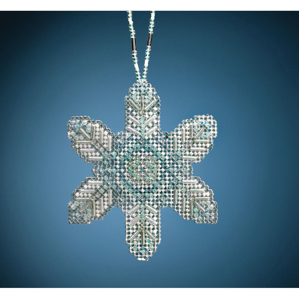 Mill Hill MH21-2013 Opal Ice Snowflake Counted Cross Stitch Kit