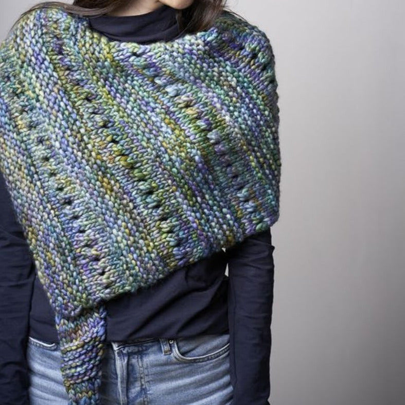 Malabrigo Book 19 "Rasta Studio Style" Ellison Shawl
