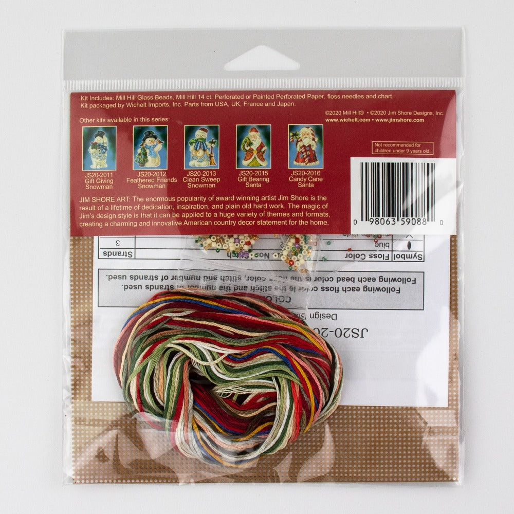 Mill Hill JS20-2014 Winter Wishes Santa Counted Cross Stitch Kit