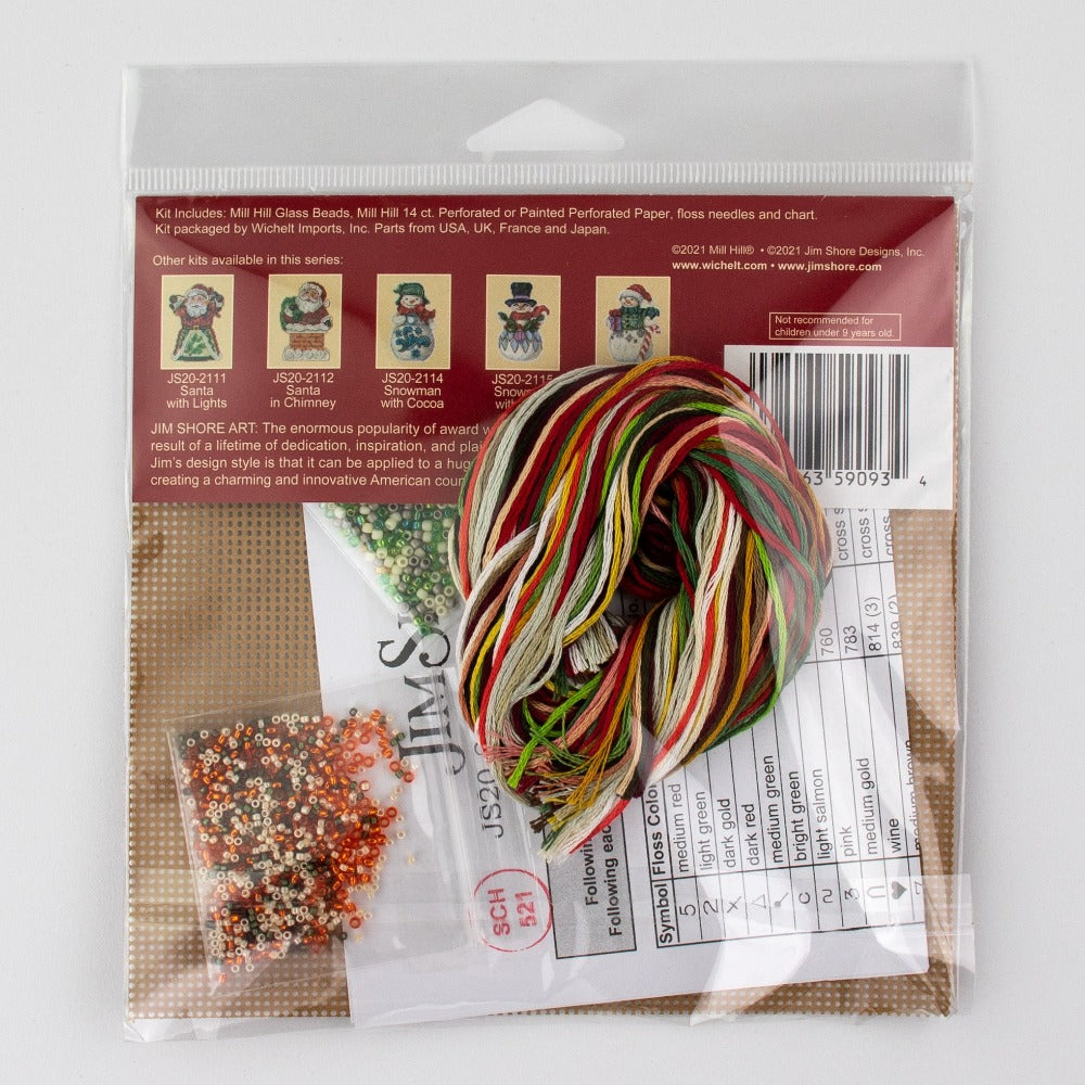 Mill Hill JS20-2113 Santa with Lantern Counted Cross Stitch Kit