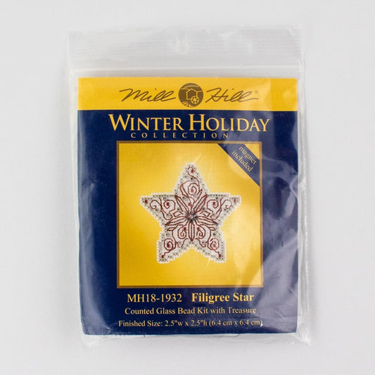 Mill Hill MH18-1932 Filigree Star Counted Cross Stitch Kit