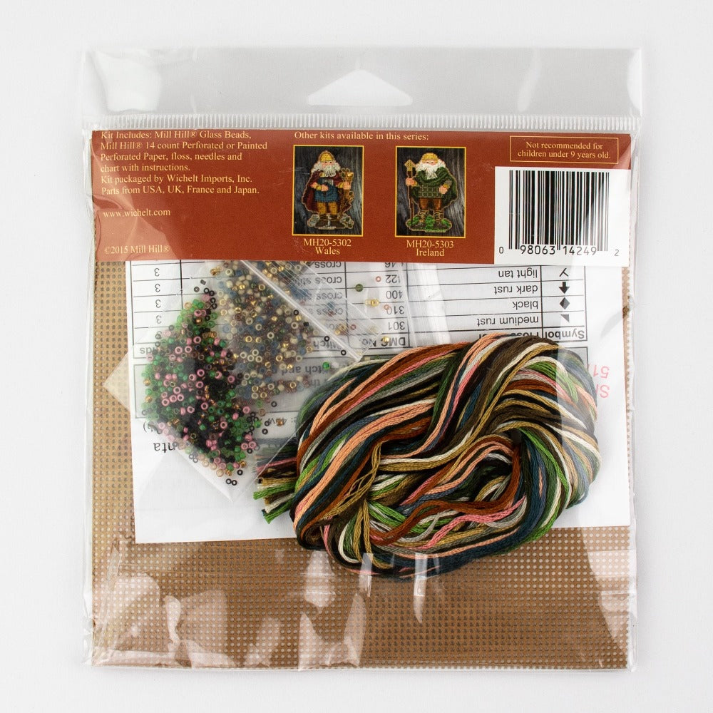 Mill Hill MH20-5301 Scotland Santa kit contents