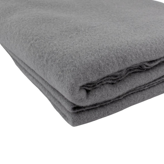 Pure Merino Wool Cot Blanket Grey
