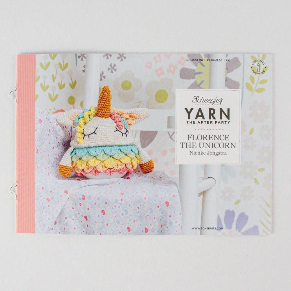 Scheepjes Yarn The After Party 116 "Florence the Unicorn" Crochet Pattern