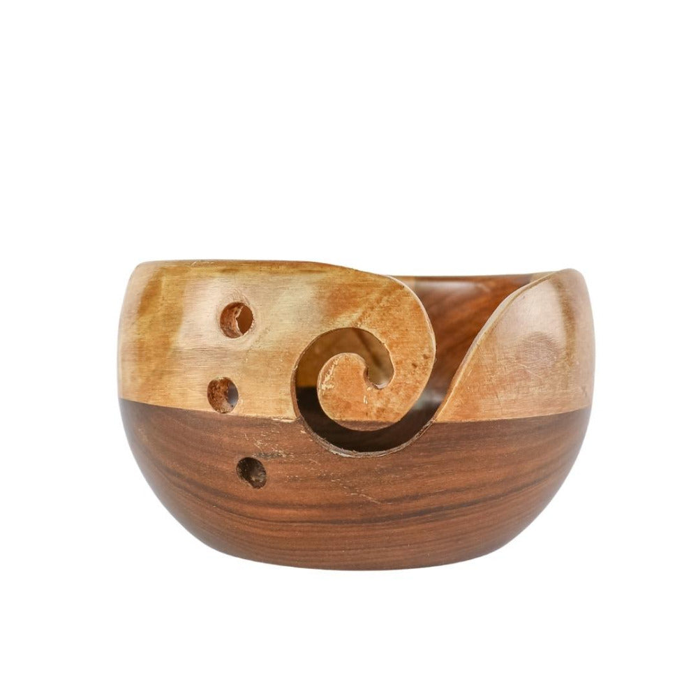 Scheepjes 78563 Yarn Bowl, Multi Wood