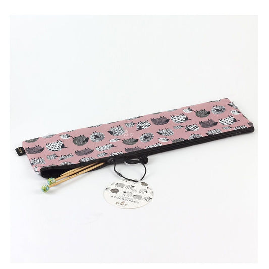 DMC Knitting Needle and Crochet Hook Pouch Pink