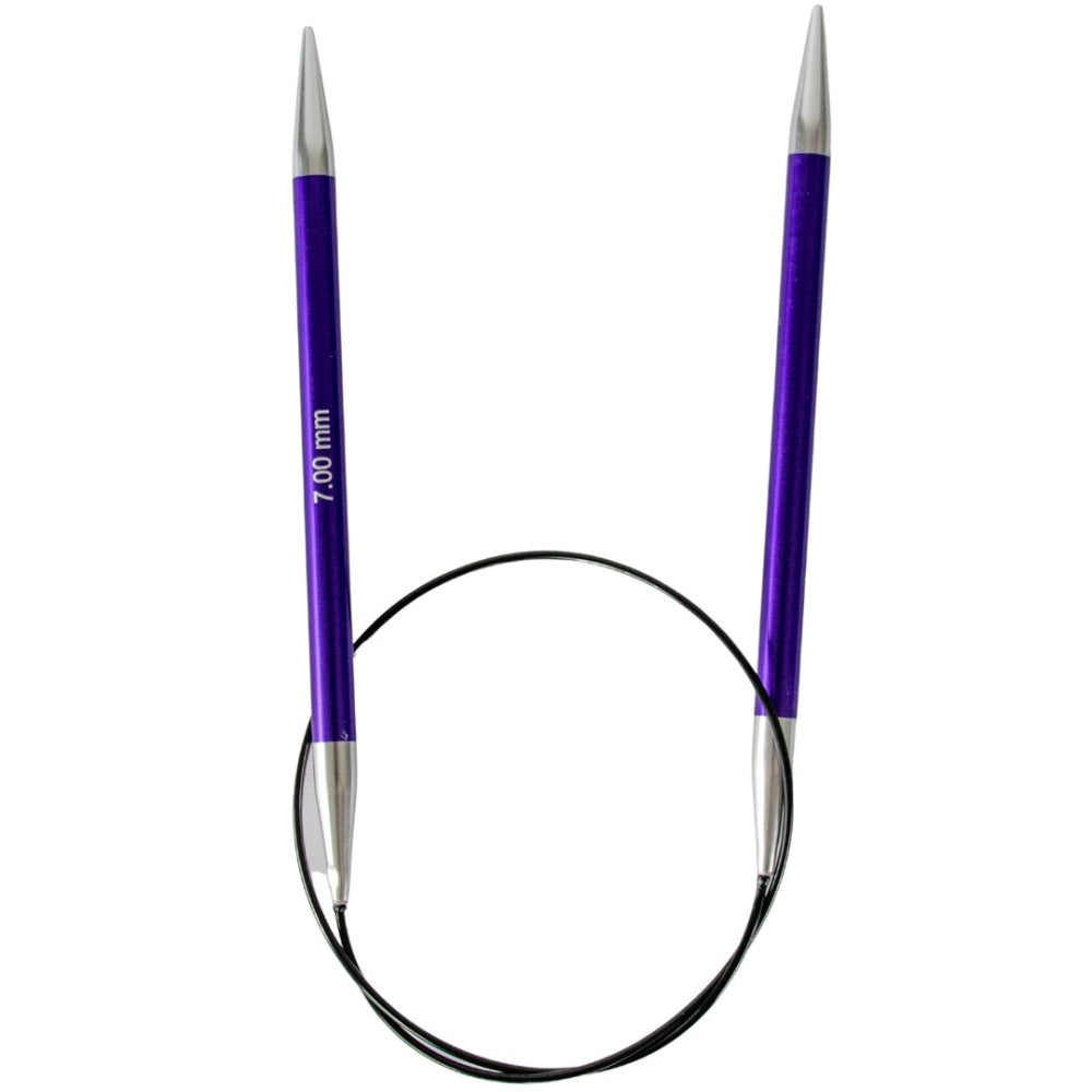 KnitPro Zing Fixed Circular Knitting Needle 7.00mm/60cm
