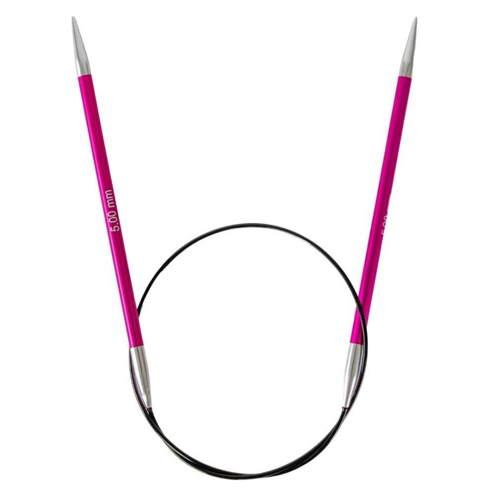 KnitPro Zing Fixed Circular Knitting Needle 5.00mm/60cm