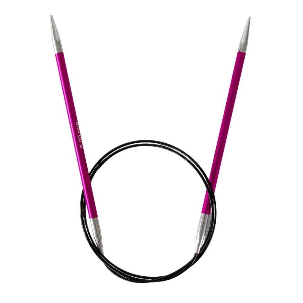 KnitPro Zing Fixed Circular Knitting Needle 5.00mm/80cm