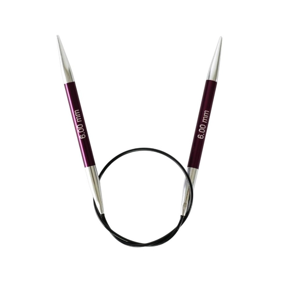 KnitPro Zing Fixed Circular Knitting Needle 6.00mm/40cm
