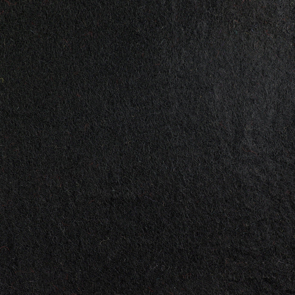 Neapalese Pure Wool Felt Black 30cm x 30cm