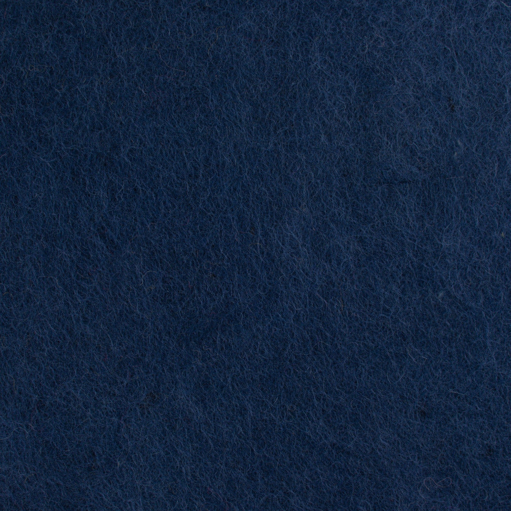 Nepalese Pure Wool Felt Midnight Blue 30cm x 30cm