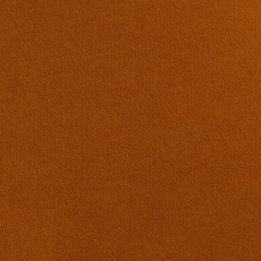 Pure Wool Felt 15 Suède brown 1mm Thick