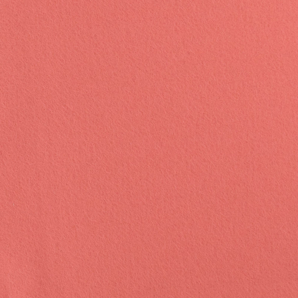 Pure Wool Felt 25 Coral 30cm x 20cm