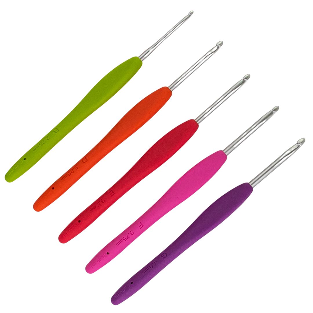 Clover Amour Steel Crochet Hook Set : Clover Needlecraft