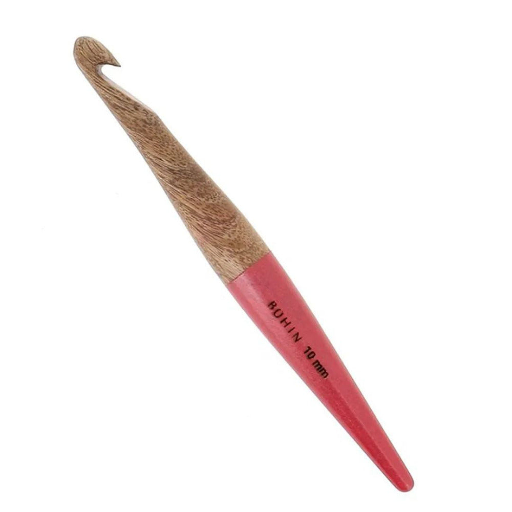 Bohin Mango Wood Crochet Hook 10.0mm