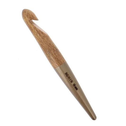 Bohin Mango Wood Crochet Hook 15.0mm