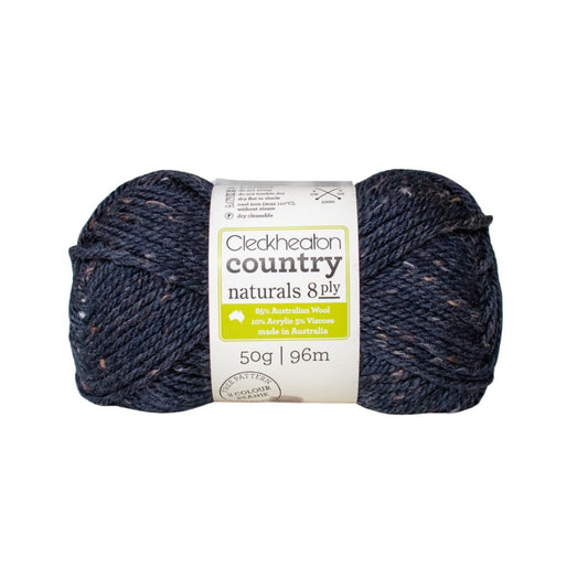 Cleckheaton Country Naturals 8 Ply 1812 Ink