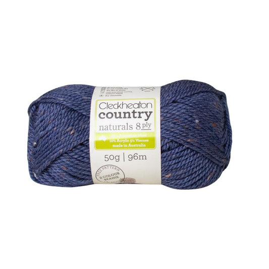 Cleckheaton Country Naturals 8 Ply 1840 Denim