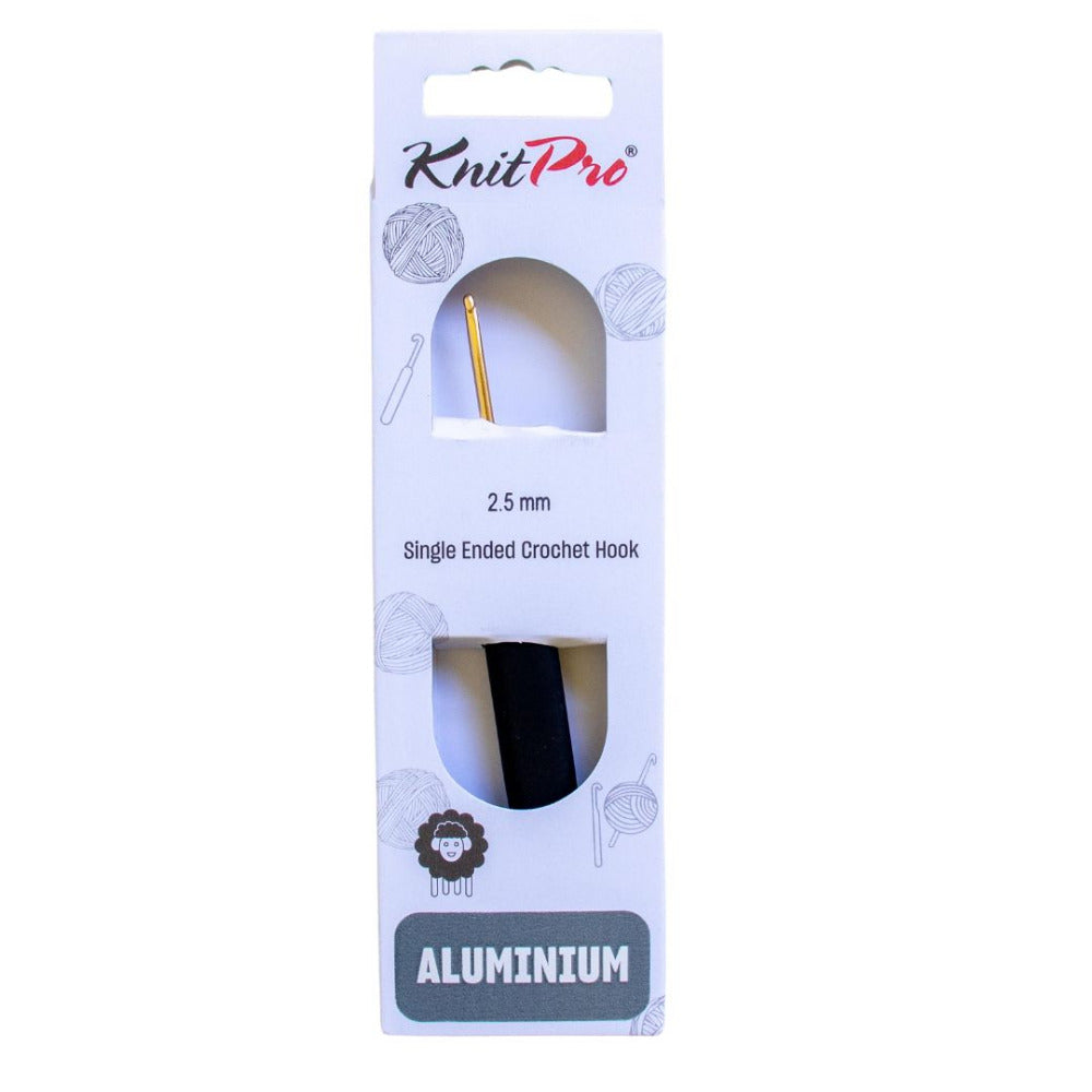 KnitPro Gold Aluminium Crochet Hook 2.5mm