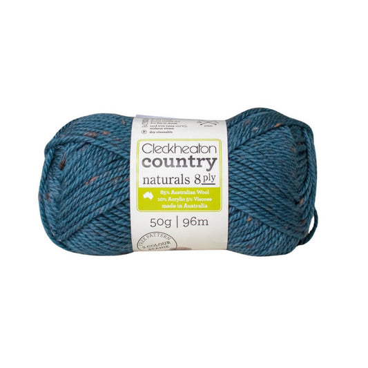 Cleckheaton Country Naturals 8 Ply 2004 Teal
