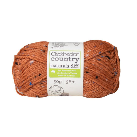 Cleckheaton Country Naturals 8 Ply 2007 Ginger Spice