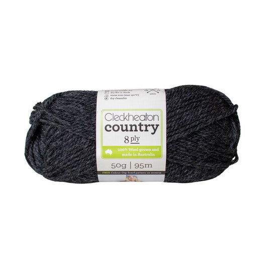 Cleckheaton Country 8 Ply 2309 Charcoal Blend
