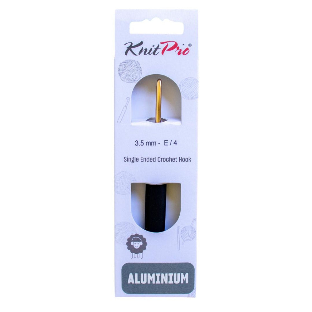 KnitPro Gold Aluminium Crochet Hook 3.5mm