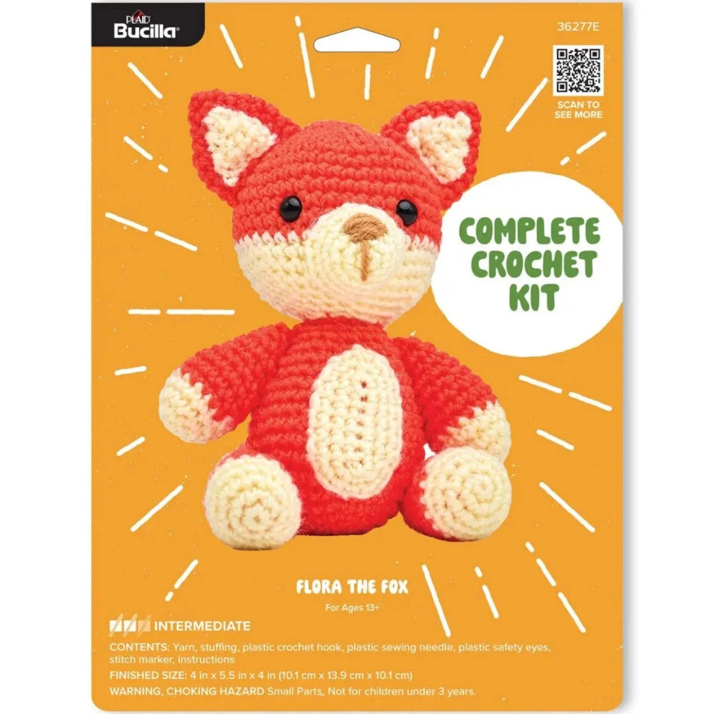 Bucilla Amigurumi Crochet Kit "Flora the Fox"