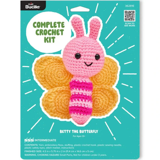Bucilla Amigurumi Crochet Kit "Betty the Butterfly"