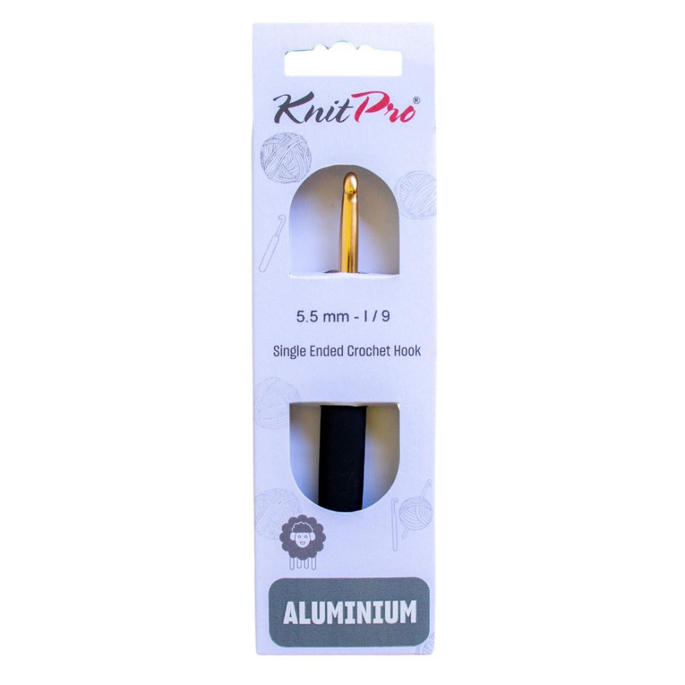 KnitPro Gold Aluminium Crochet Hook 5.5mm