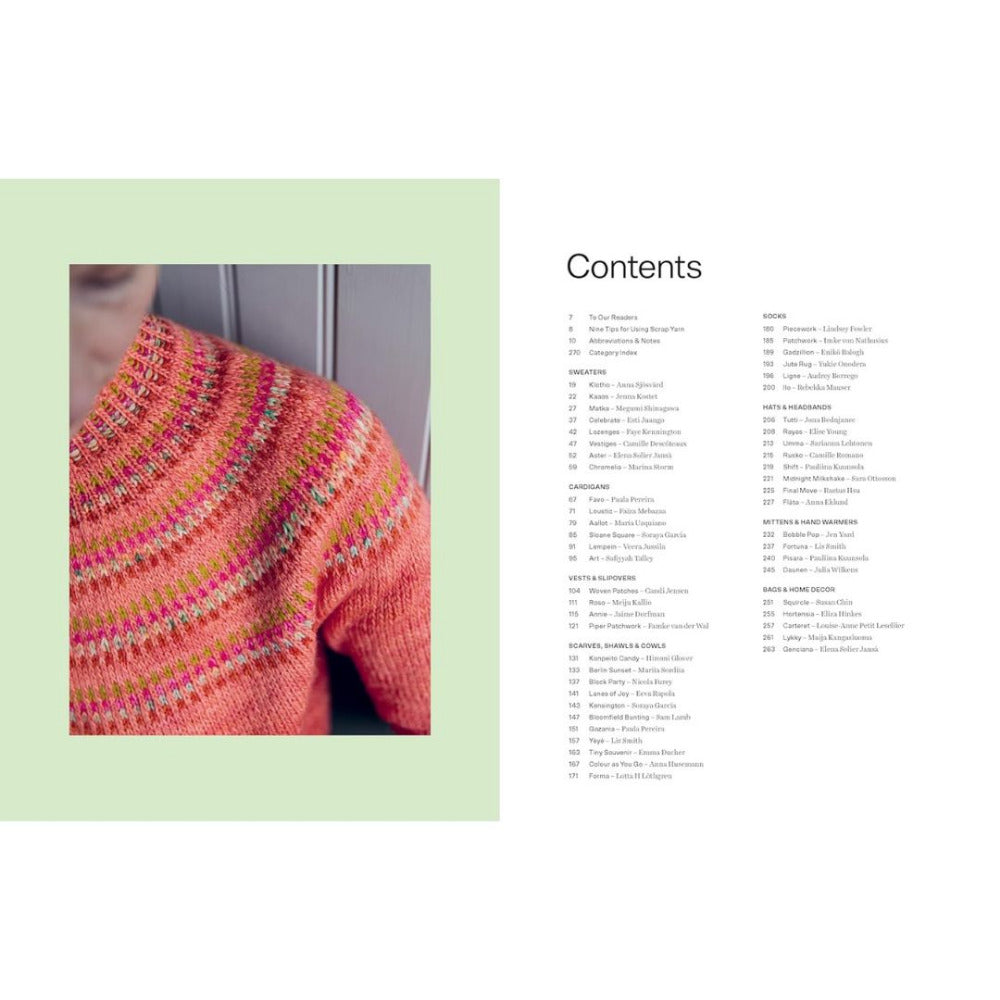 52 Weeks of Scrap Yarn - Beautiful Patterns for Year-Round Knitting by Laine Publishing