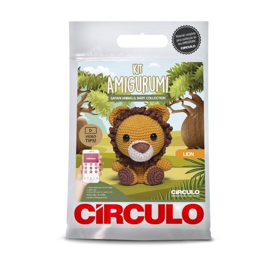 Circulo Amigurumi Lion Kit Kit Packaging