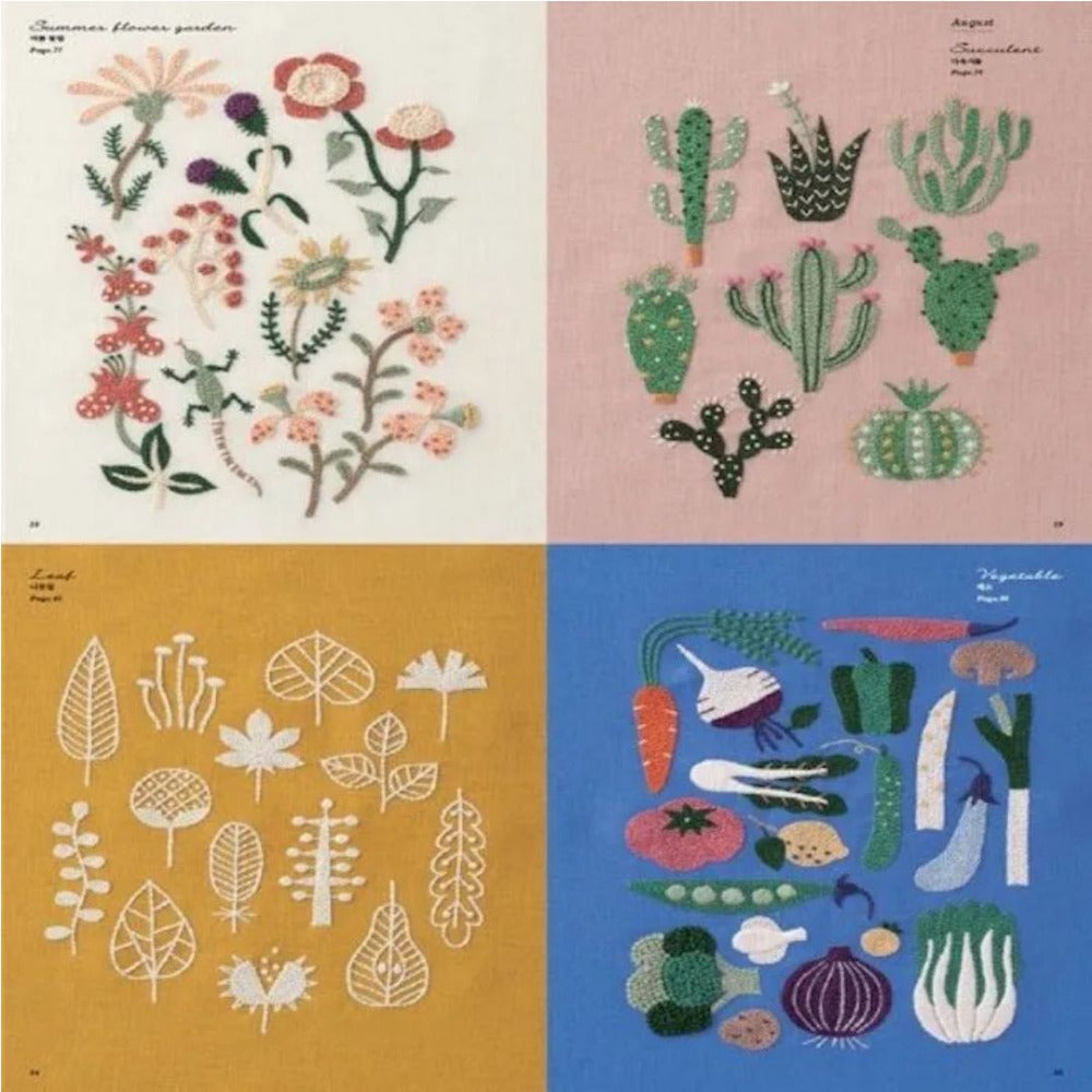 A Year of Embroidery A Month-to-Month Collection of Motifs for Seasonal Stitching by Yumiko Higuchi